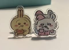 ちいかわ アクリルクリップ2個セット　 うさぎ　モモンガのサムネイル
