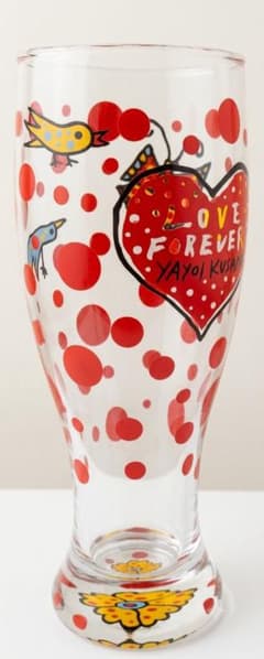 u*9様 草間彌生 LOVE FOREVER グラスのサムネイル
