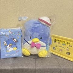 【はぴだんぶい当りくじ】3点セット タキシードサム（ぬいぐるみ•サコッシュ）収納のサムネイル