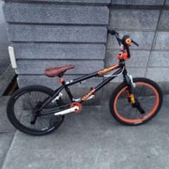 引き取り希望　bmx カスタム　ミドリ　20インチ プロの工場製合金Hi-Tenスチールフレームフリースタイル自転車20インチ