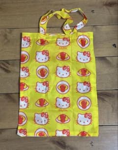 KAGOME ハローキティ オムライス柄 エコバッグ＋携帯画面クリーナーおまけのサムネイル