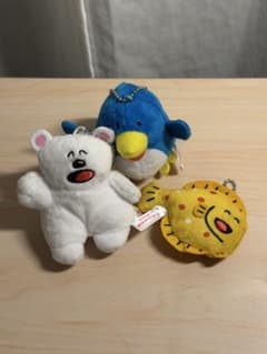 たべっ子水族館 ぬいぐるみキーホルダー3種セット - 5