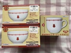 ラーメン赤猫　プラチナムザッカ ミニどんぶり　2個セット➕ふた付きミニマグカップ