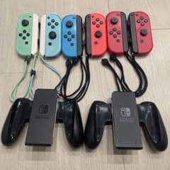 【ジャンク】Nintendo Switch Joy-Con 6点セットのサムネイル