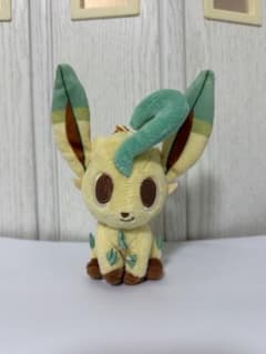 リーフィア　ぬいぐるみ　マスコット　ポケモンタイム　イーブイコレクションのサムネイル