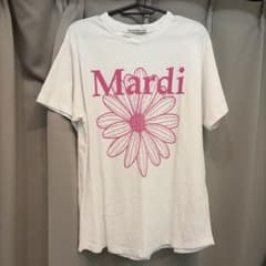 Mardi Mercredi 半袖Tシャツ ホワイト ピンクのサムネイル