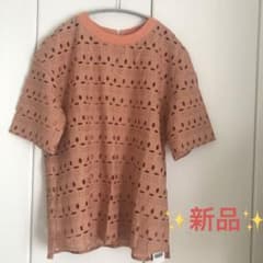 ✨新品✨NOLLEY'S◆コットン・上品レーストップス・夏・オレンジのサムネイル