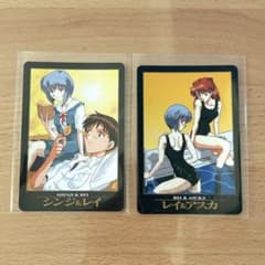 エヴァンゲリオンカード2枚 シンジ レイ アスカ - メルカリ
