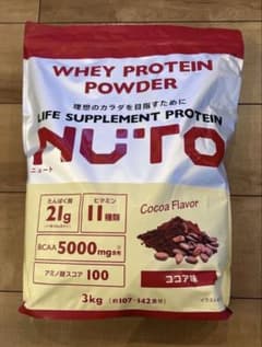 新品未開封 NUTO ホエイ プロテイン パウダー ココア味3kg - メルカリ