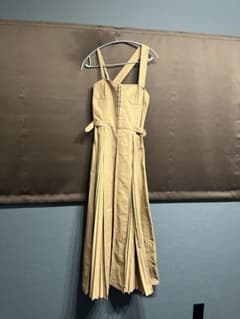 CASA FLINE フロントファスナー プリーツサロペットのサムネイル