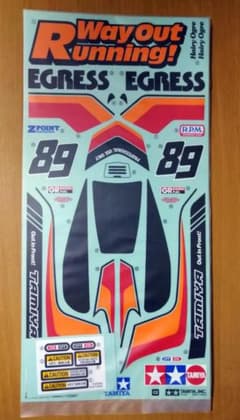 【新品未使用品】タミヤ バギーイグレス EGRESS 2013 ステッカーのサムネイル