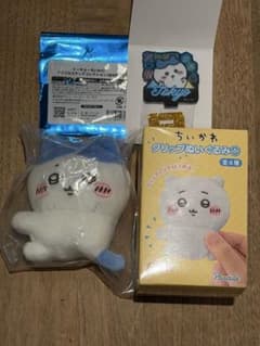 [치이카와]하치와레 아크릴스탠드& 클립 인형 2 점 세트