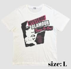 ヒステリックグラマー ガール プリント 半袖 Tシャツ L 白 ヒスガールのサムネイル
