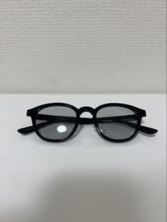 GLADELI ブラック ボストン型 サングラス　透け感ありのサムネイル