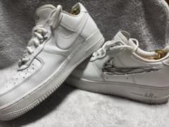 NIKE AIR FORCE 1 ホワイト メタルパーツ - 5