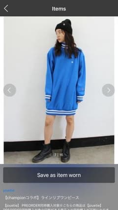 Jouetie × champion コラボワンピースのサムネイル