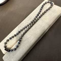 MAYU freshwaterpearl ball chain necklaceのサムネイル