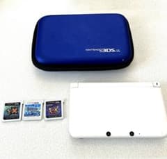 닌텐도 3DS LL 화이트 케이스 포함 정크 덤 소프트 3 개