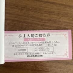 名鉄、株主入場ご招待券、株主優待券のサムネイル