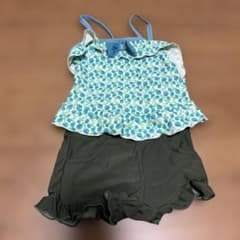 水玉模様フリル水着 95cmのサムネイル