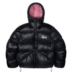Stussy ダウンジャケット ブラック/ピンクのサムネイル