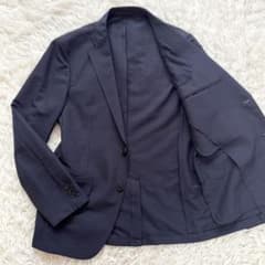 【未使用】2XLサイズ 洗えるストレッチ 凸凹シアサッカー ユニクロ ジャケット 未使用級】洗えるストレッチ 凸凹シアサッカー ユニクロ テーラード