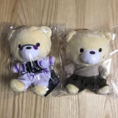루로니 검심 최종장 의상 곰 마스코트 봉제인형 2 코셋트