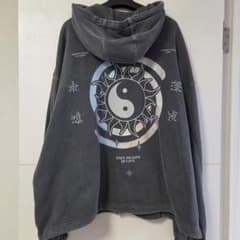 ずとまよ 陰陽 ヴィンテージ ジップアップフーディー (Gray) L - メルカリ