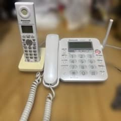 Panasonic 電話機 VE-GP35-W 子機付き 本体