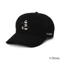 V12 ヴィトゥエルヴ SM CAP キャップ　ディズニーコレクション　ブラック V12 ヴィトゥエルヴ SM CAP キャップ ディズニーコレクション ブラック