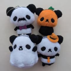 d*3様 おじぱんハロウィン4体セット パンダ おじパン おばけ かぼちゃ d*3様 おじぱんハロウィン4体セット パンダ おじパン おばけ かぼちゃ