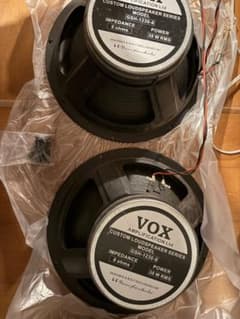 VOX AC30CC2 純正スピーカー 2本セット GSH-1230-8 VOX AC30CC2 純正スピーカー 2本セット GSH-1230-8 - メルカリ