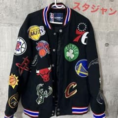 最終値下げ　NBA ALL PATCH チームワッペンツイルジャケットのサムネイル