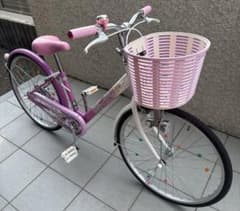 【引き渡し限定】ブリヂストン エコパル 子供用自転車 24インチ　ピンクのサムネイル