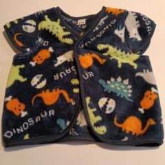 美品！もこもこベスト１枚＆ 半袖Tシャツ３枚セット 80センチのサムネイル