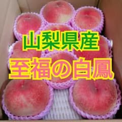 山梨県産 至福の白鳳 新鮮朝採り EM栽培 3kg箱 - メルカリ