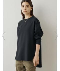 Whim Gazette ウィム ガゼット　Vガゼットプルオーバー36 ブラックのサムネイル
