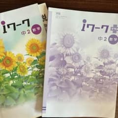 iワーク 中2 数学 2冊セットのサムネイル