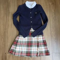 Polo Ralph Lauren チェック柄 ラップスカートのサムネイル