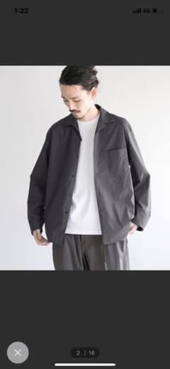 urban reserch ナイロンオープンカラーシャツ 長袖のサムネイル