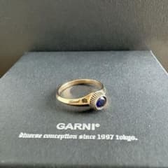 新品】GARNI ゴールドリング ブルーストーン ピンキーリング - メルカリ