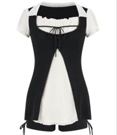 andwang Heritage Ribbon Docking Knit setのサムネイル