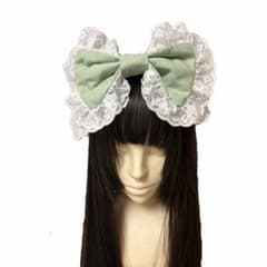 デカリボン ヘッドドレス ドット柄のサムネイル
