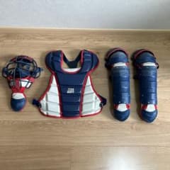 ZETT 少年軟式 キャッチャー防具一式セット 収納バッグ ヘルメット付