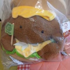 タイトーくじ ドムドムハンバーガー LH賞 ぬいぐるみ 丸ごと!!カニ