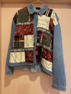 デニム パッチワーク ジャケットのサムネイル