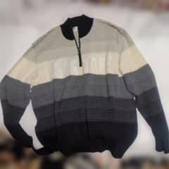 santa fe ストライプニットセーター - メルカリ