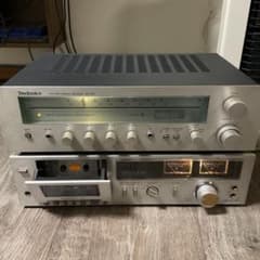 Technics ステレオレシーバーSA-100 とM13 通電のみ確認 Technics ステレオレシーバーSA-100 とM13 通電のみ確認 - メルカリ
