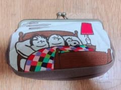 がま口スヌーピーポーチ♡刺繍/スヌーピーのサムネイル