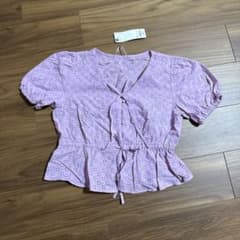 GU ピンク 半袖ブラウス Mのサムネイル